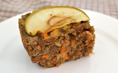 Banana Flour Apple and Carrot Slice