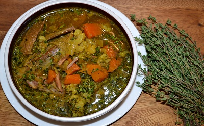 Thyme and Turmeric Lamb Shank Stew