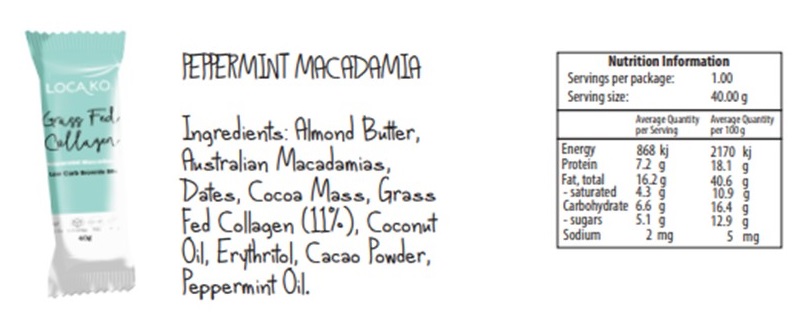 Loca Ko ingredients True foods Nutrition