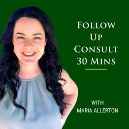 maria allerton nutritionist australia follow up consultation 30 minutes speicalising in htma testing and healing ibs at true foods nutrition