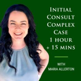 maria allerton sydney nutritionist initial consultation for complex case 1 hour and 15 minutes perfect to discuss htma testing, gilberts syndrome diet at true foods nutrition
