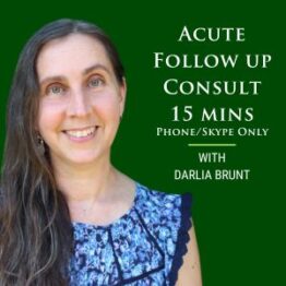 darlia brunt herbalist and htma specialist acute follow up consultation 15 minutes with true foods nutrition