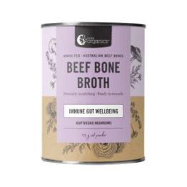nutra organics beef bone broth with mushrooms buy from true foods nutrition australia