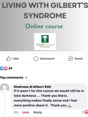 living with gilberts syndrome online course testimonial from true foods nutrition
